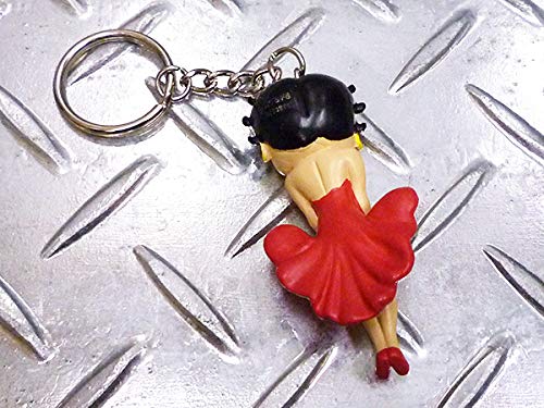 Amazon.co.jp: ベティちゃん キーホルダー (ドレス) 立体PVC 赤